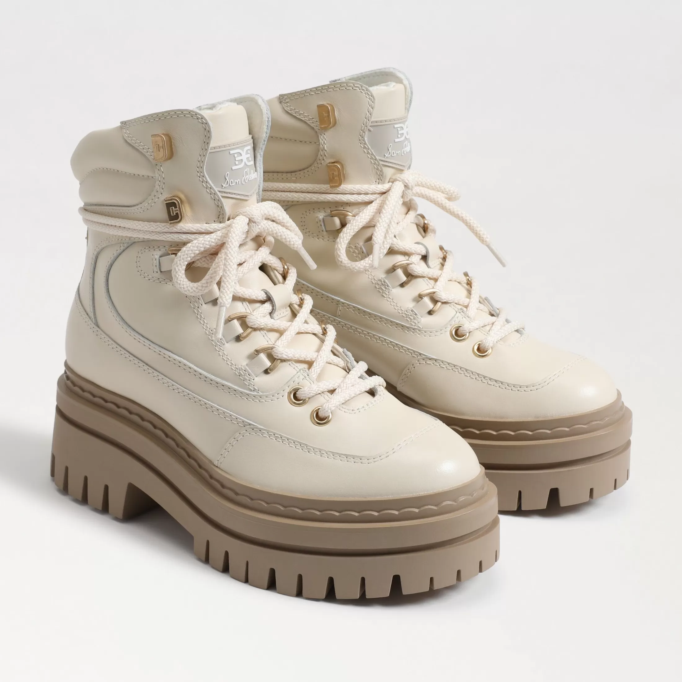 Womens Sam Edelman Kace Lace Up Lug Sole Boot