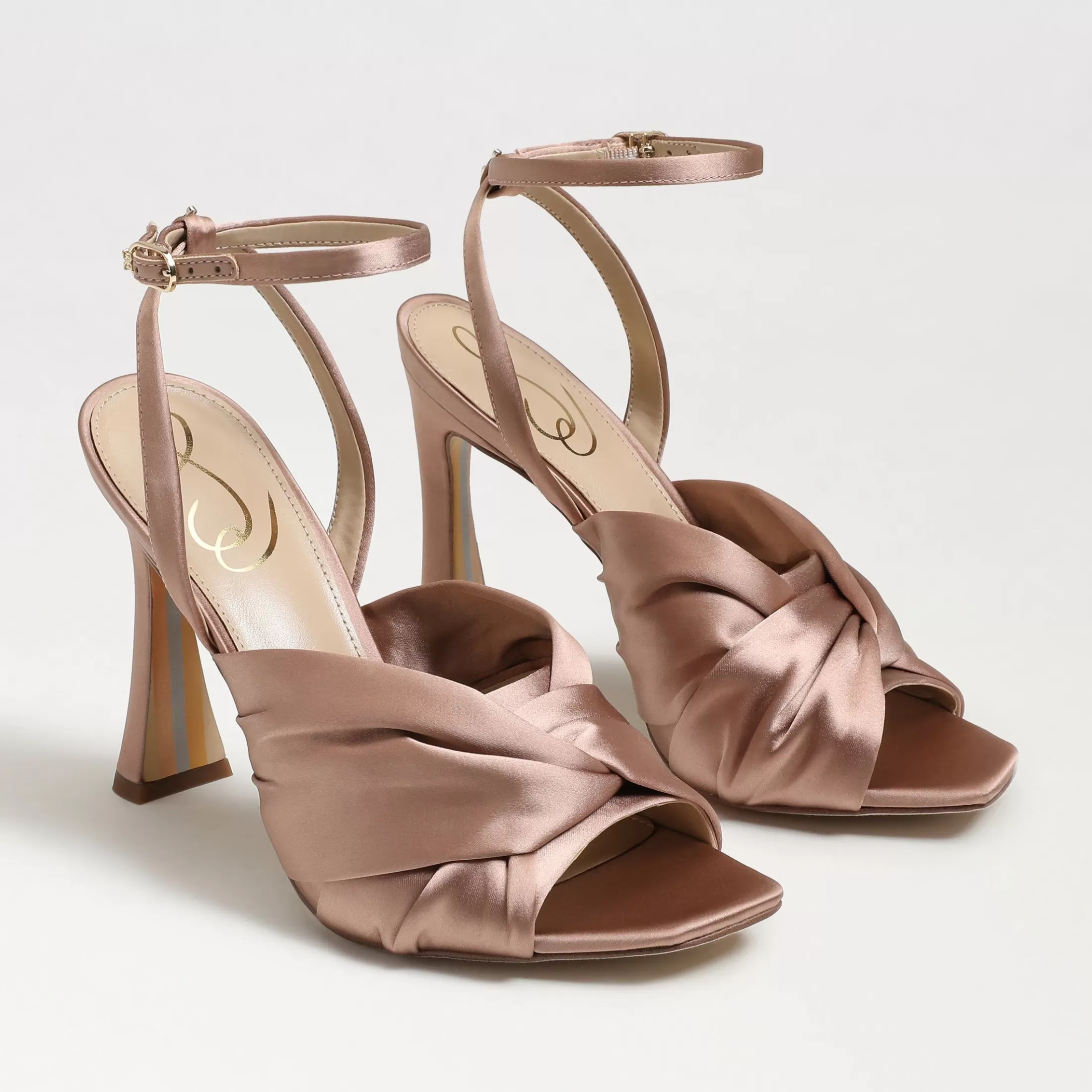 Womens Sam Edelman Lavendar Strappy Heel