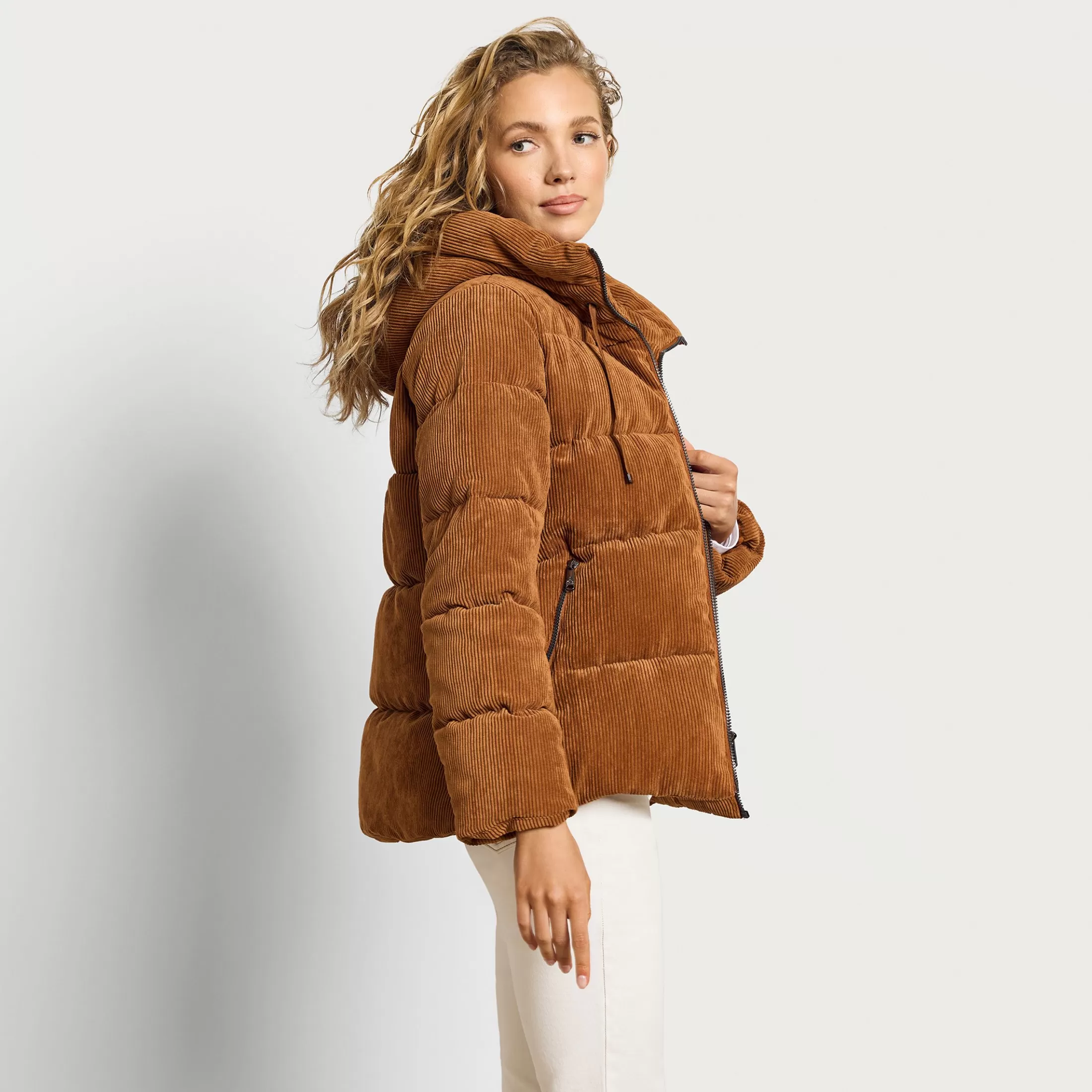 Womens Sam Edelman Pillow Collar Puffer