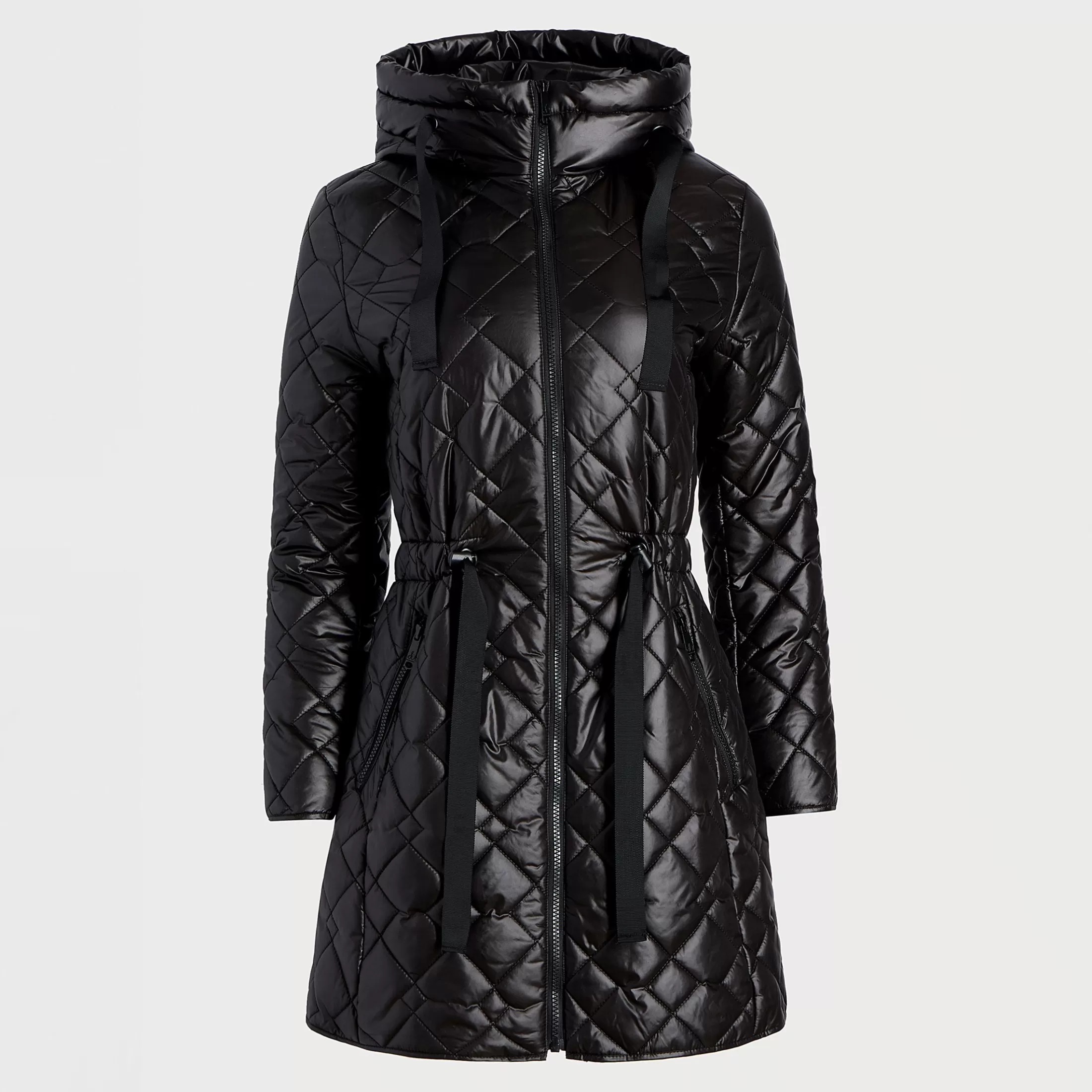 Womens Sam Edelman Quilted Anorak Jacket