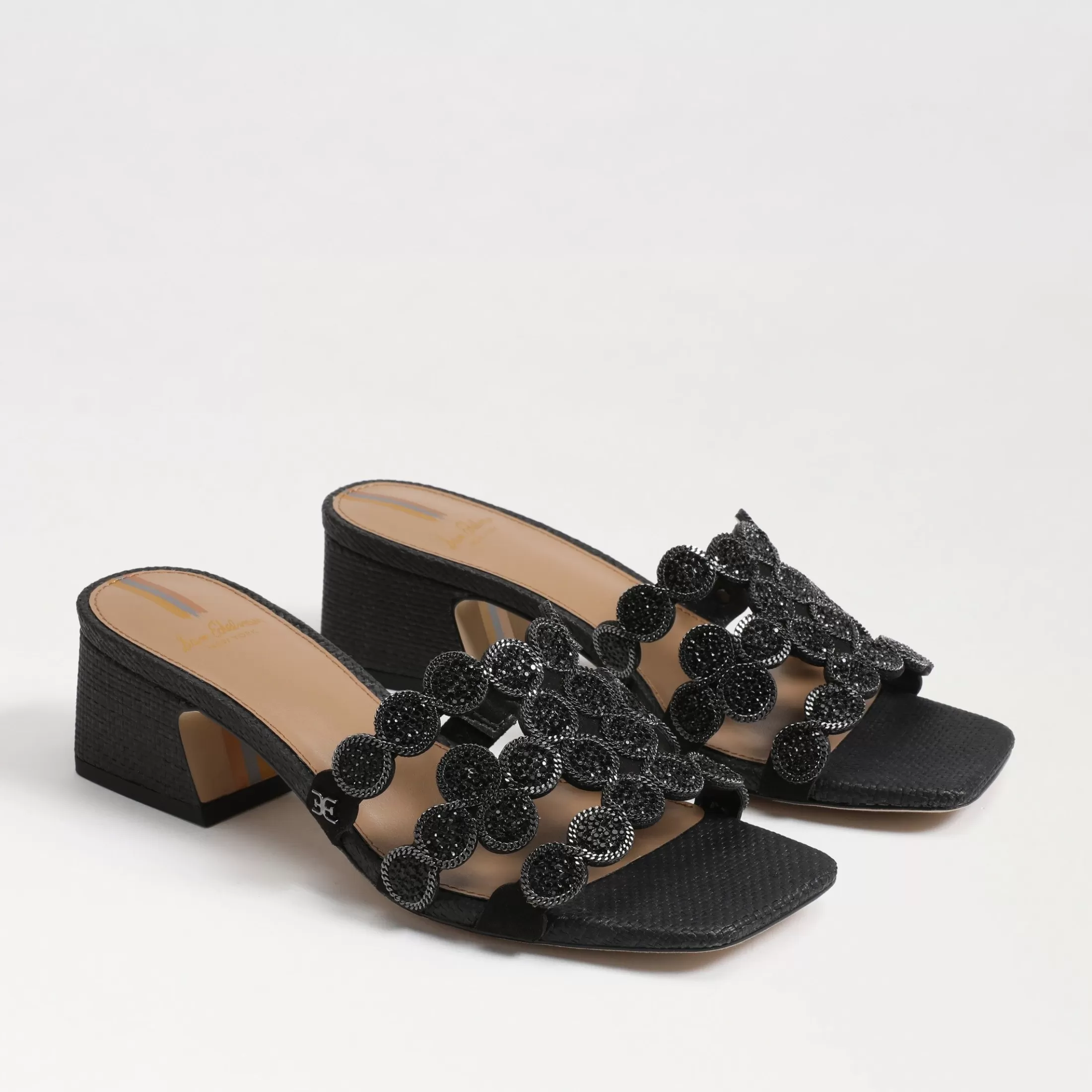 Womens Sam Edelman Winter Slide Block Heel Sandal